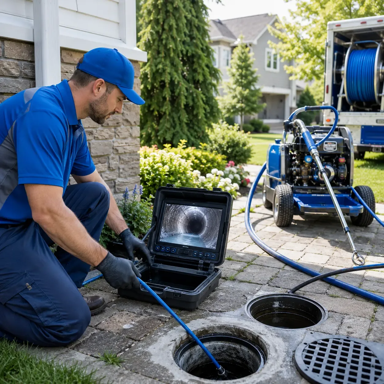 Outdoor drain cleaning professionals serving Story, AR
